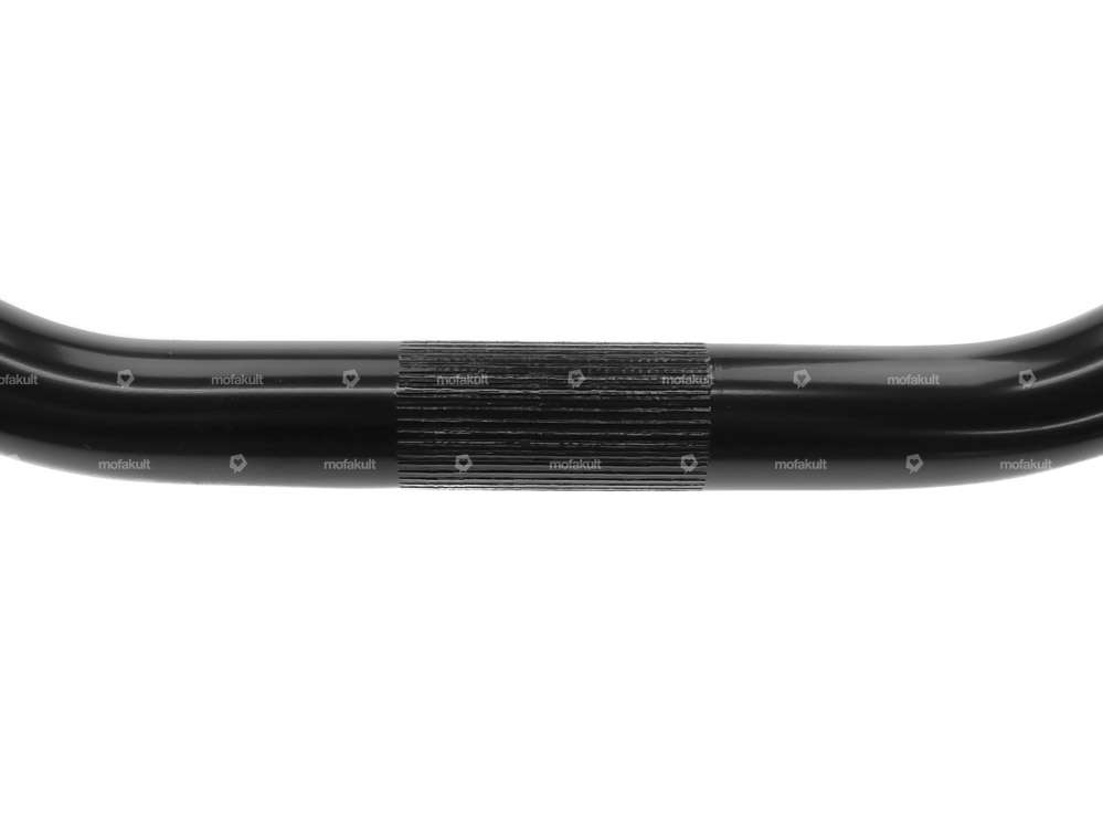 Piastra forcella manubrio 36 cm curva nera Carousel Image 3