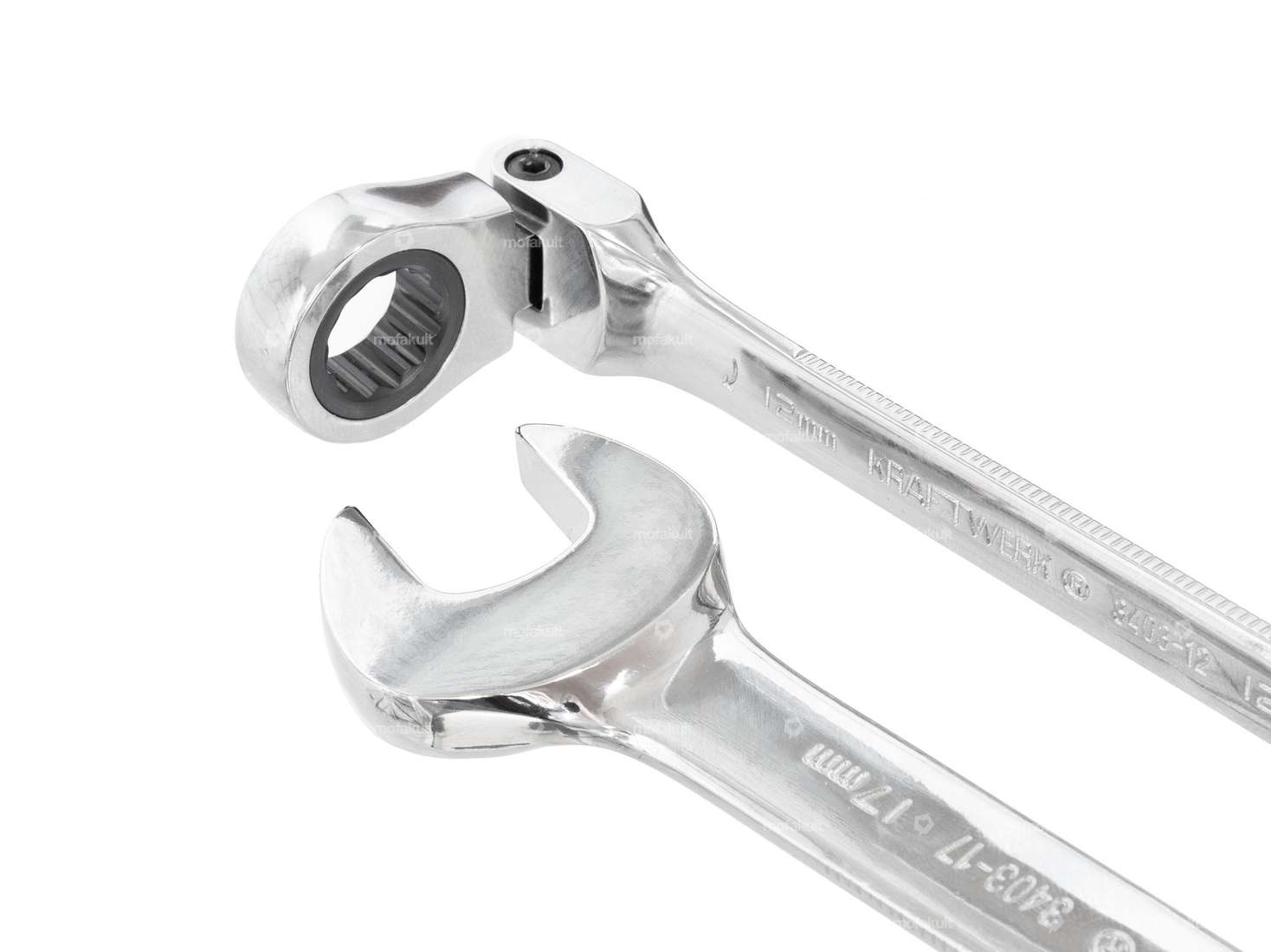 Kraftwerk Ratschen-Gabelringschlüssel-Set flexibel 12-tLg: Carousel Image 2