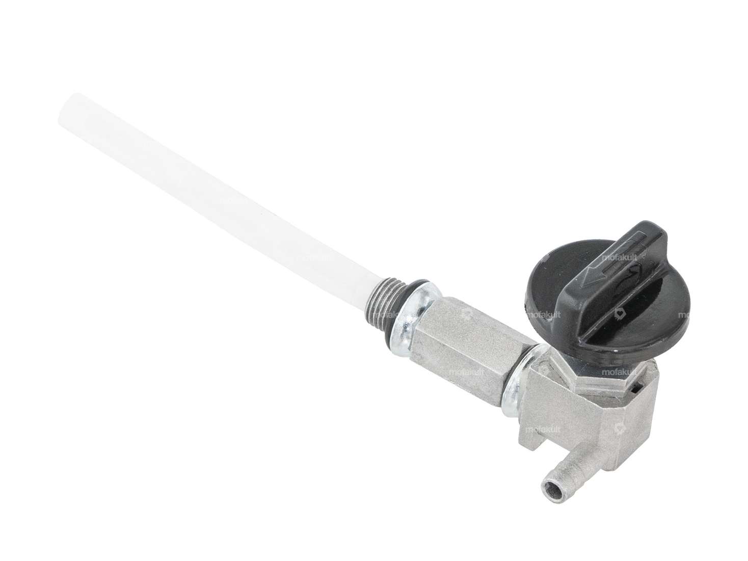 OMG rubinetto per benzina verticale M10x1 (da avvitare) in uscita a sinistra Carousel Image 2