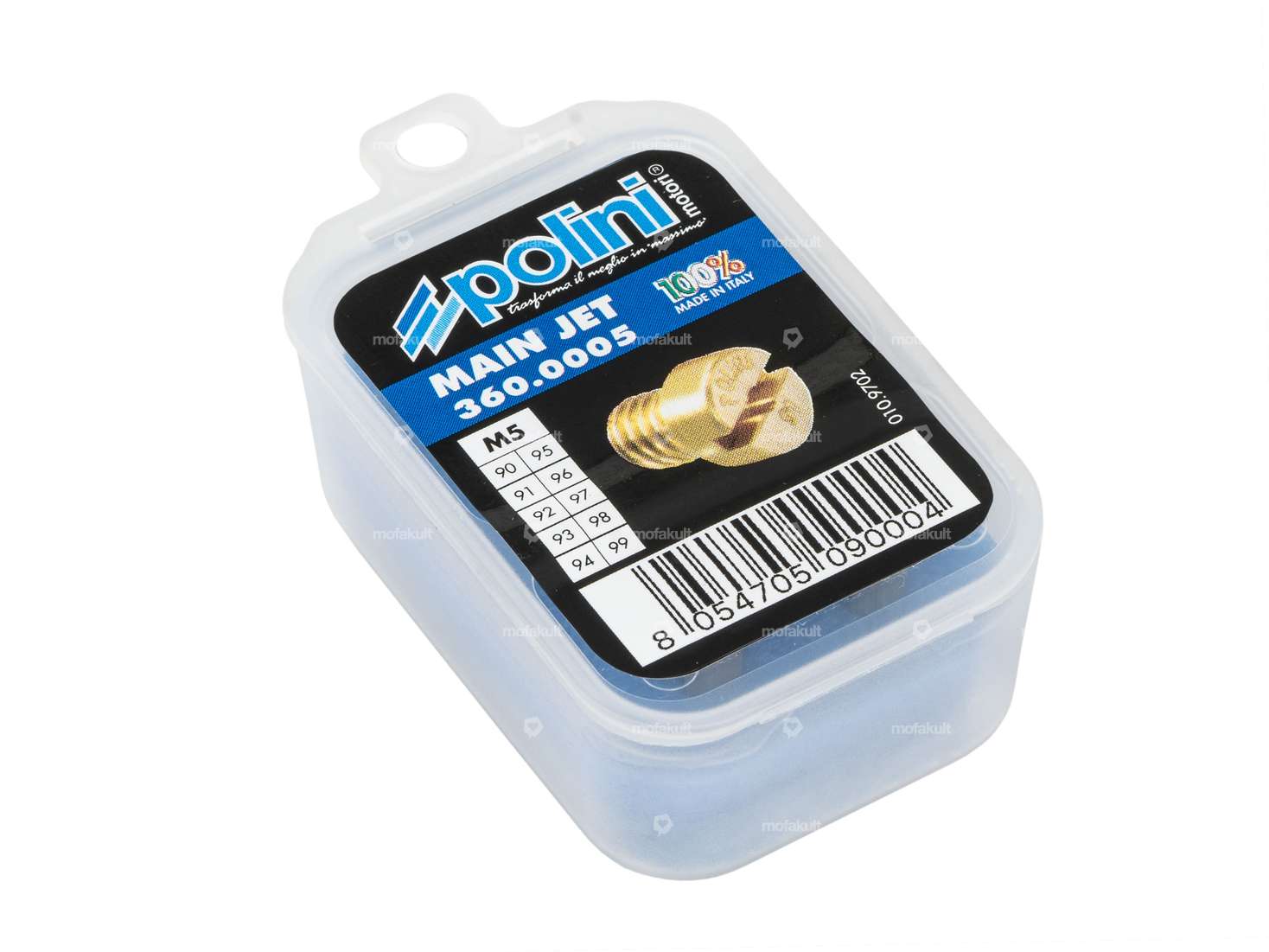 Set di ugelli Polini principali (90 - 99) Dell'Orto PHBG, SHA Carousel Image 3