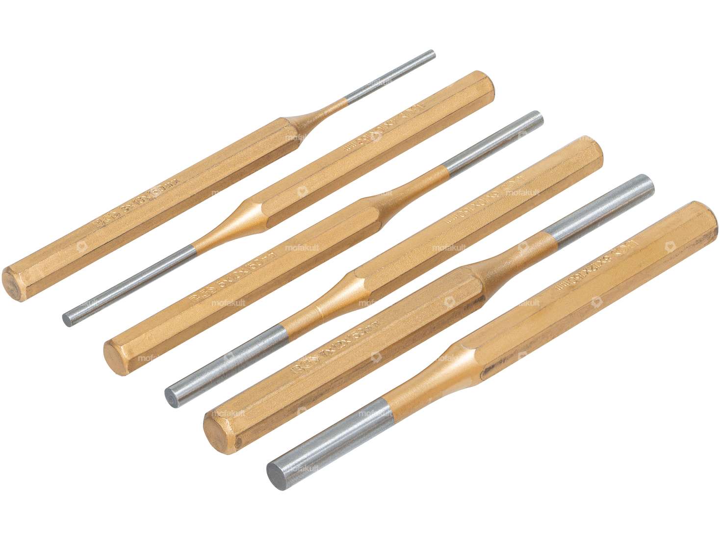 Set di punzoni BGS Ø 3-8 mm 6 pz. Carousel Image 2