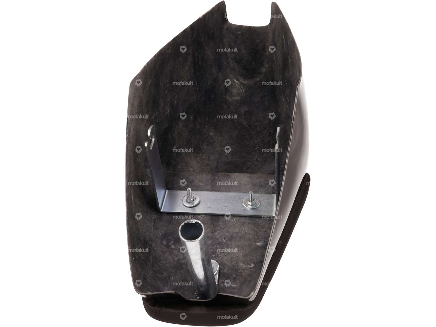 Guscio della sella in poliestere da corsa nero Carousel Image 3