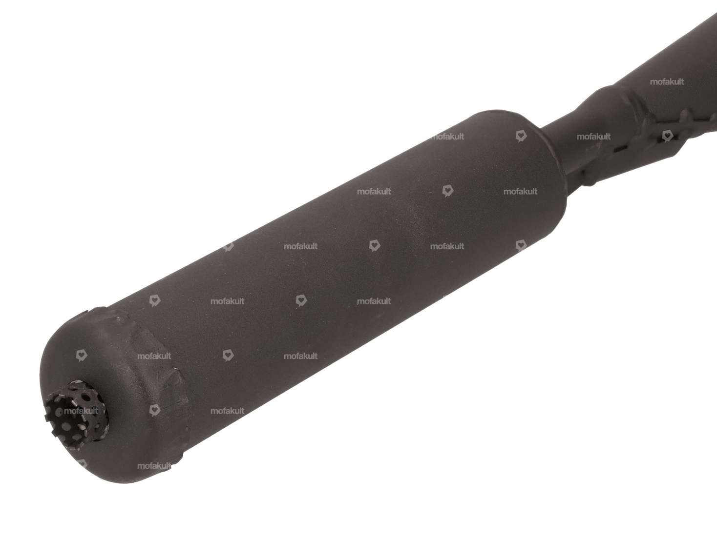 HOMOET Auspuff P6 Spezial (längeres Mittelstück) schwarz | Puch Carousel Image 5