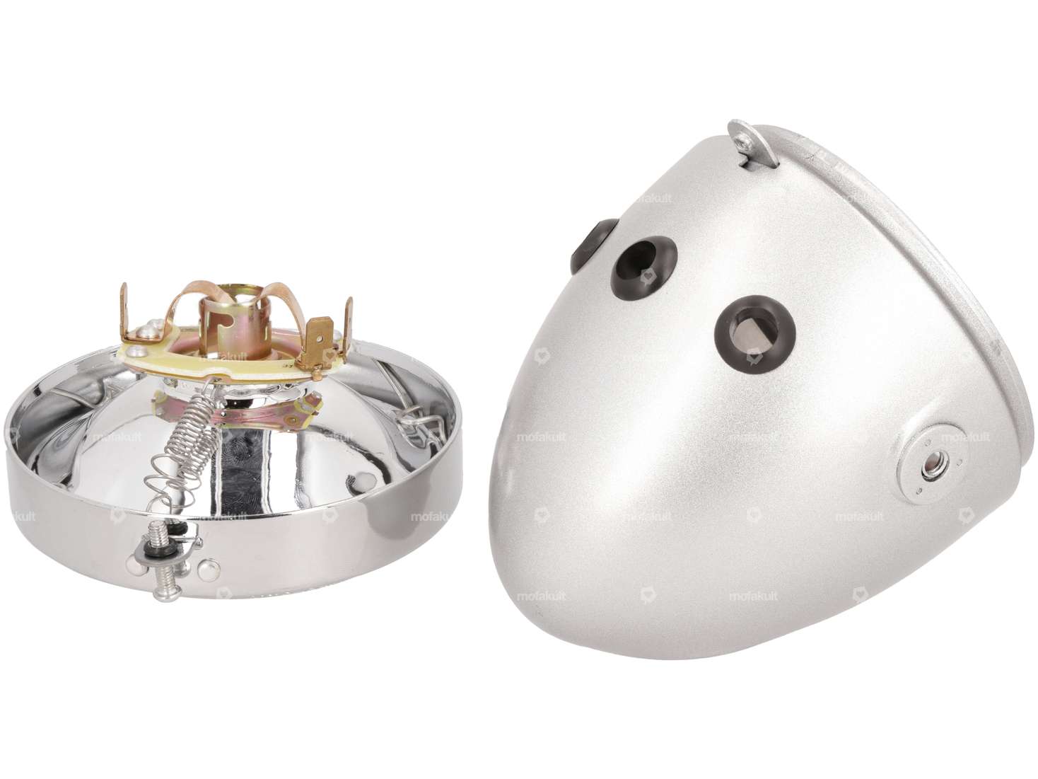 Eierlampe Ø 103 mm (seitliche Befestigung) silber / Chrom Carousel Image 4