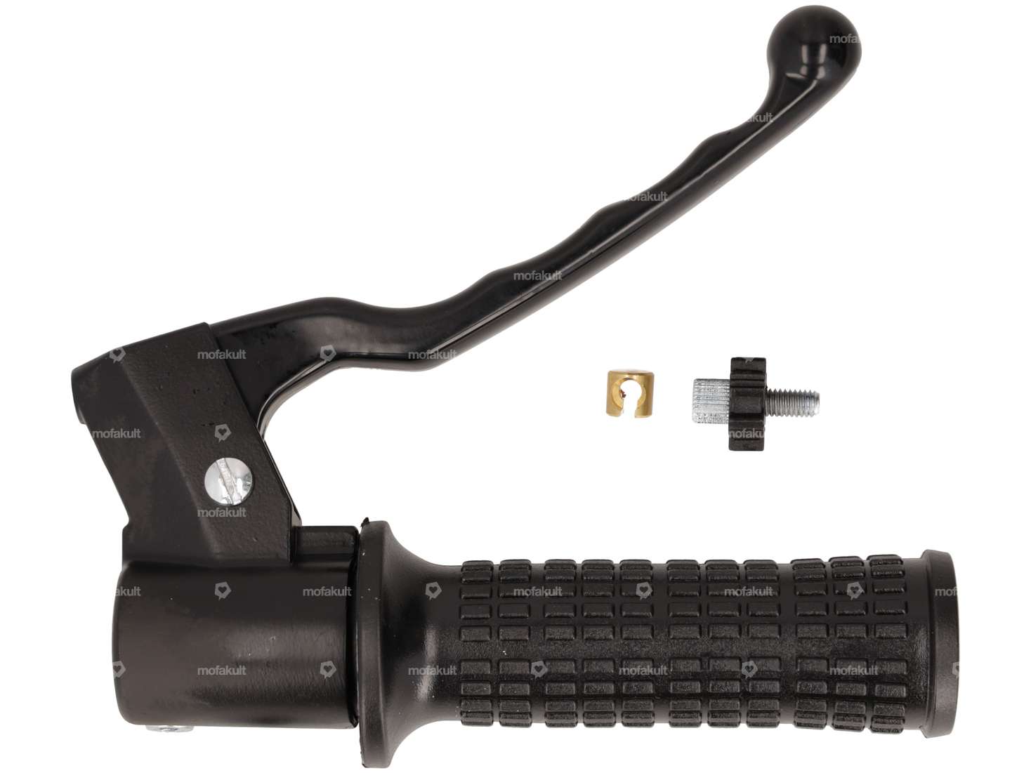 Set manopole Domino alluminio nero | Piaggio Ciao, SI Carousel Image 1