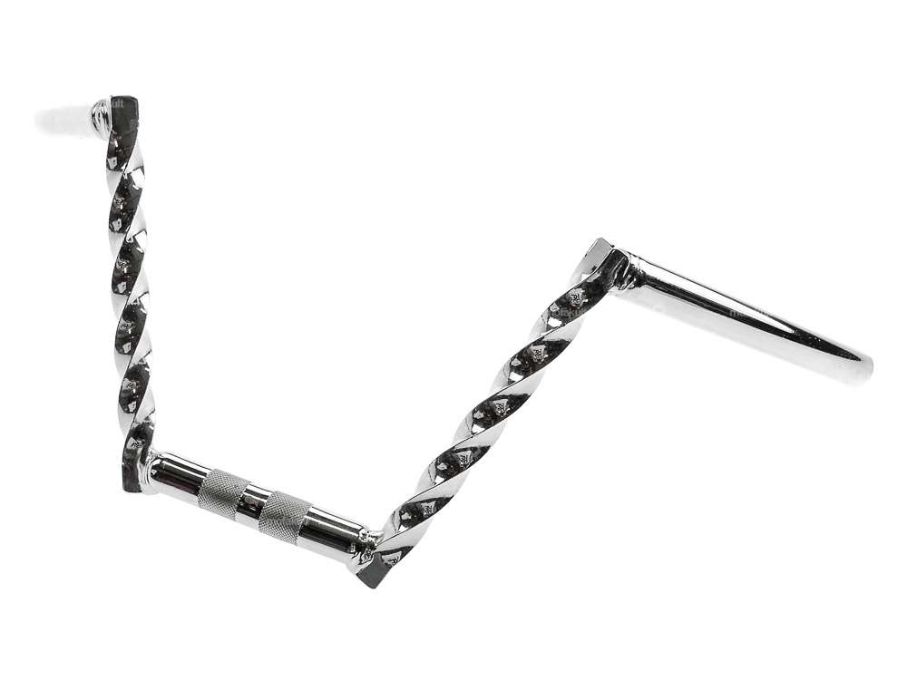 Handlebar fork plate 20 cm turned chrome Carousel Image 2