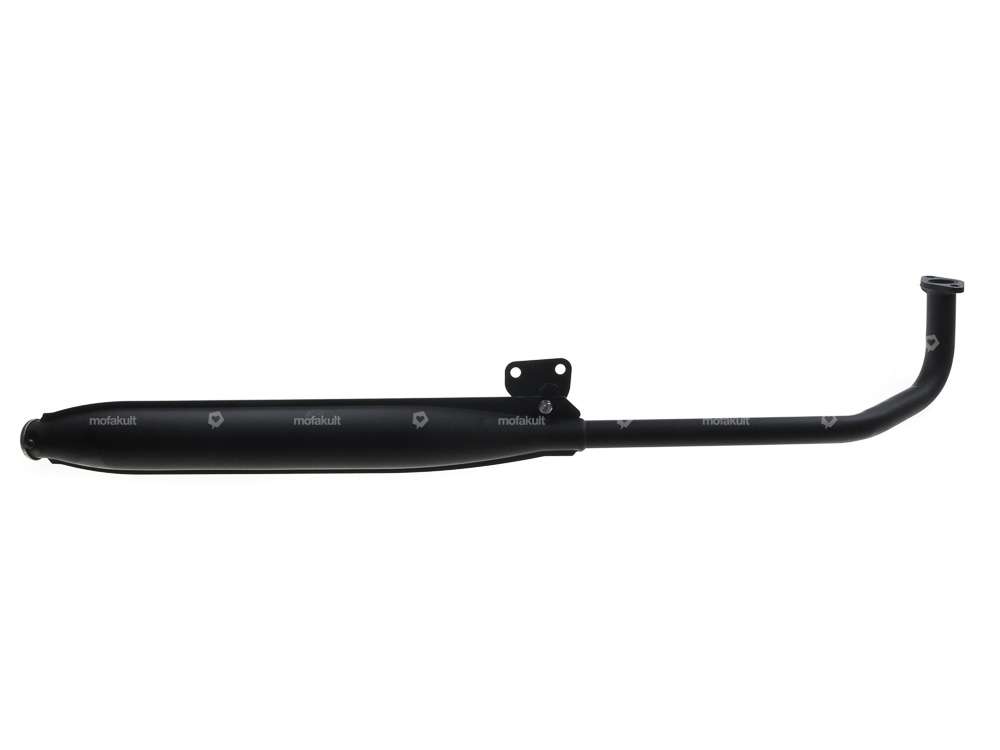 Scarico 25 mm uscita diritta nero | Tomos Carousel Image 1