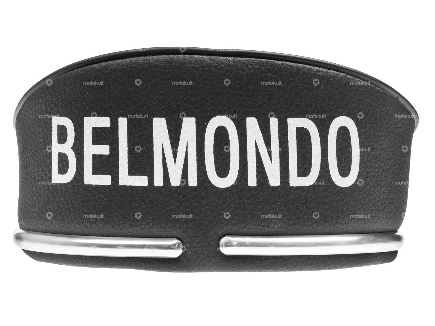 Panchina "Belmondo" con scritte nere Carousel Image 3
