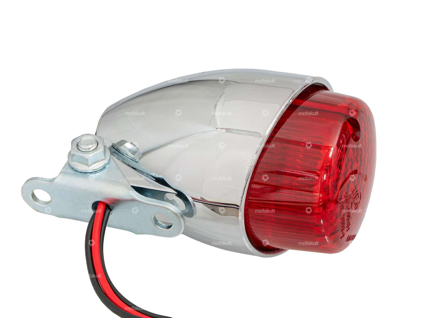 Fanale posteriore GPO "Tennessee" cromato Carousel Image 2