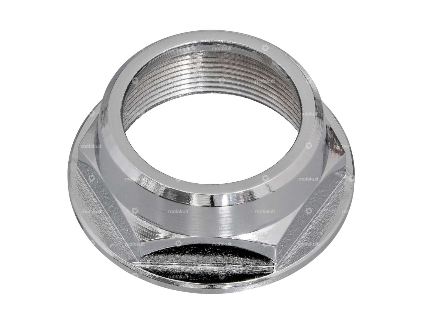 GPO dado tubo sterzo M26x1 stelo aperto cromo Carousel Image 1