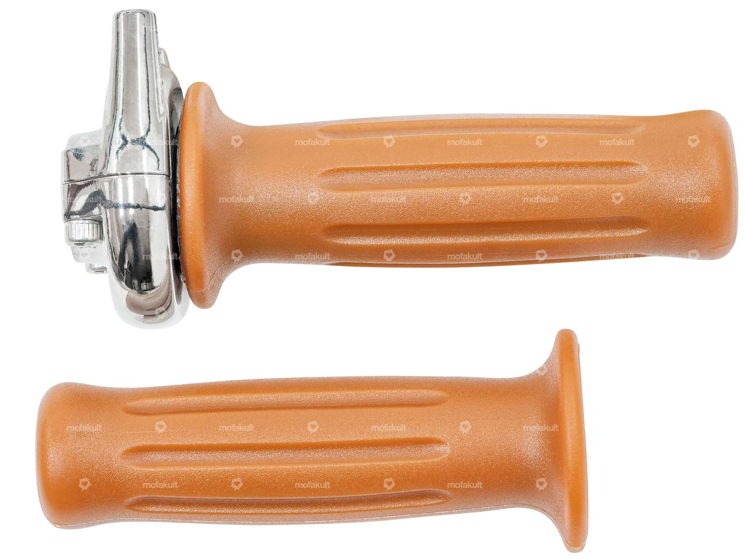 Domino Gasgriff (25mm, 2.9°/mm) Chrom Carousel Image 1