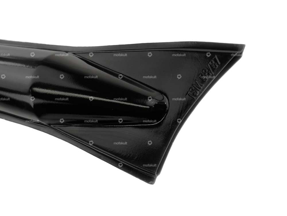 Silenziatore (28/56 mm) nero scarico lungo Carousel Image 3