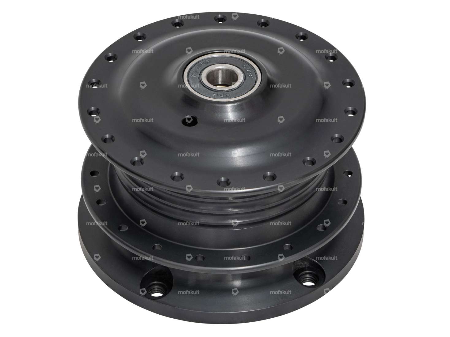 swiing® ingenious mozzo ruota a raggi con freno a disco nero Carousel Image 2