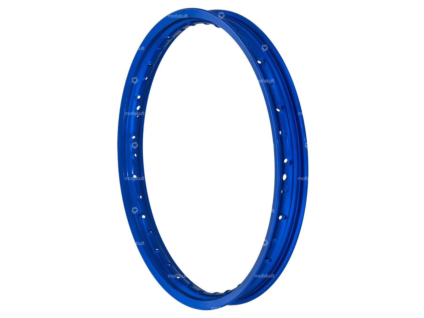 Felgenring 1.40 x 17" (49 mm) Alu blau eloxiert Carousel Image 1
