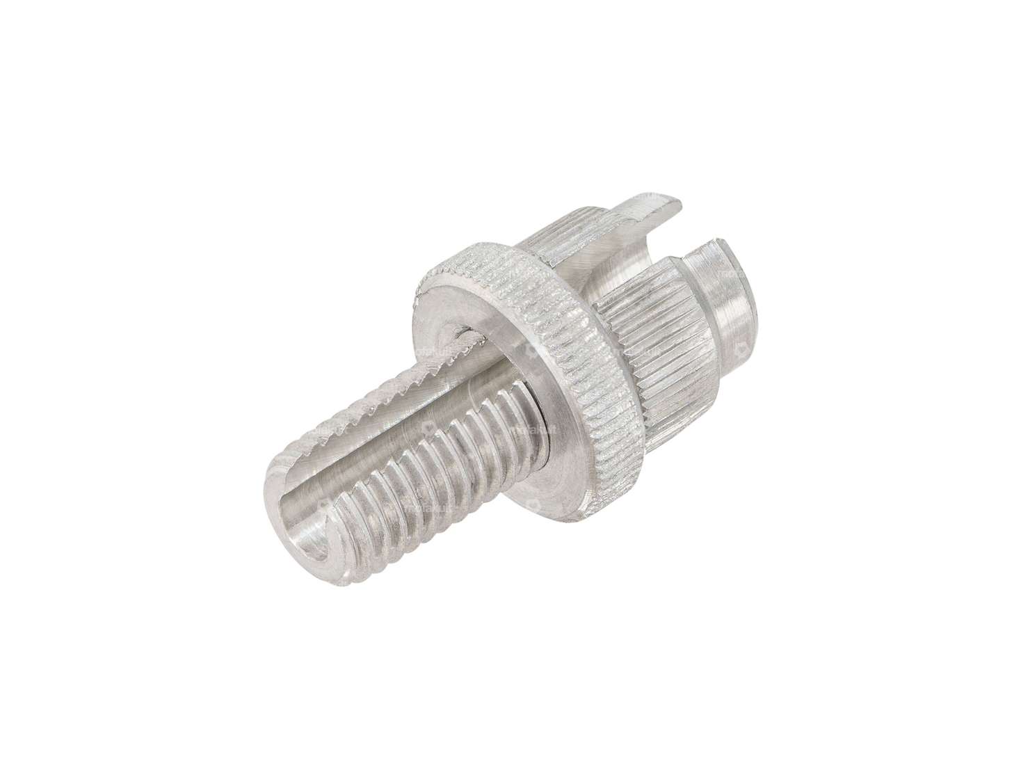 Vite di fermo Lusito M8x25 mm con intaglio in alluminio Carousel Image 1