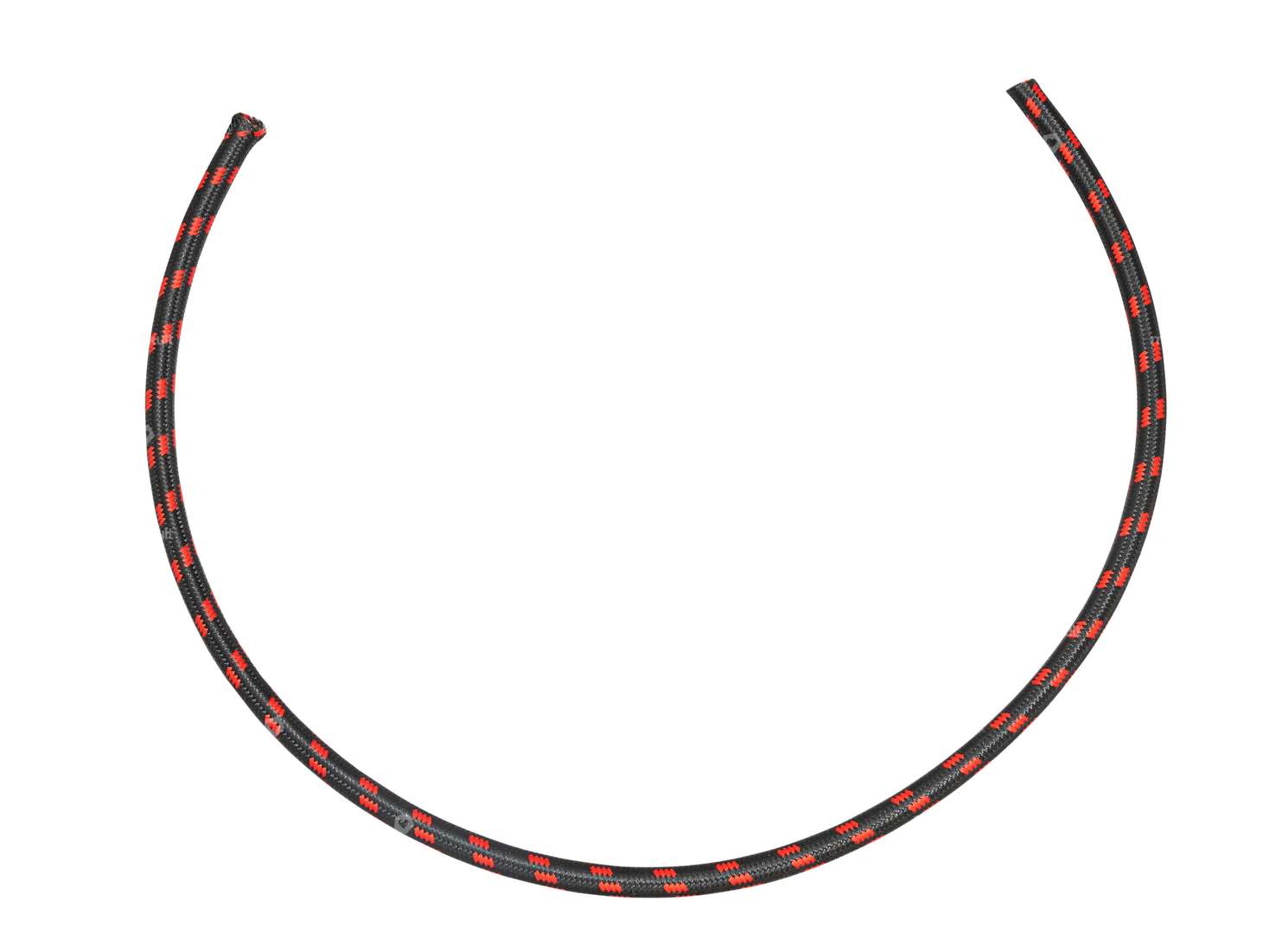 Cavo di accensione Ø 7 x 500 mm tessile nero / rosso Carousel Image 1