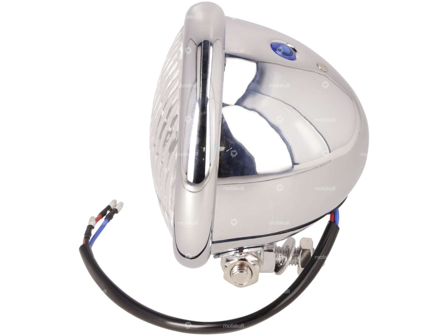 Headlight "Harley" Ø 12 cm chrome Carousel Image 2