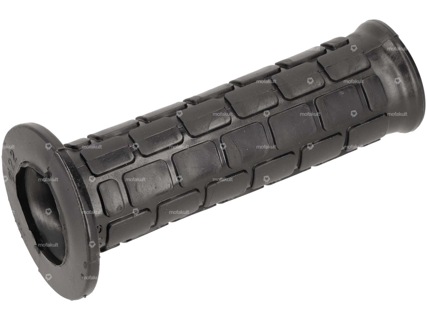 Modello di blocco maniglia 22 mm nero lucido Carousel Image 1