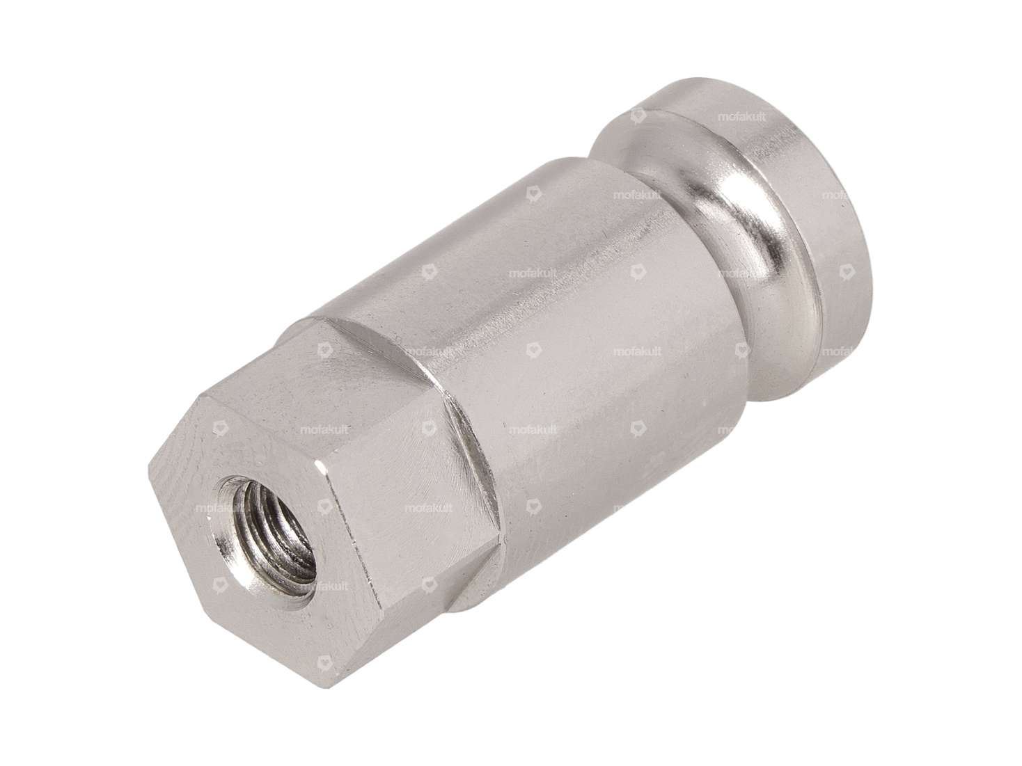 66HEROES Porta targa M6, laterale in acciaio inox Carousel Image 1