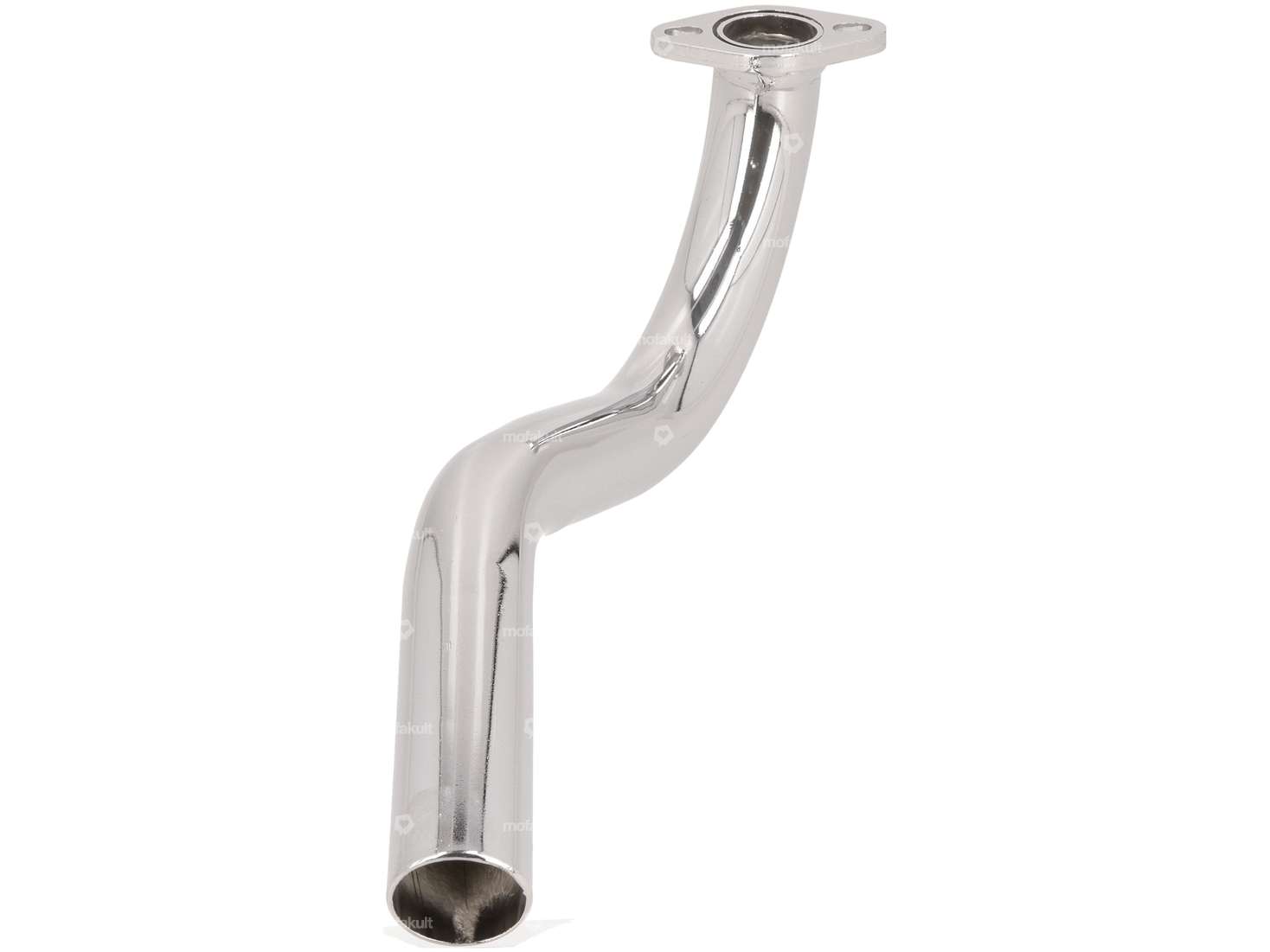 swiing® ingenious exhaust manifold 28 mm chrome | Puch Supermaxi LG1, LG2 Carousel Image 2