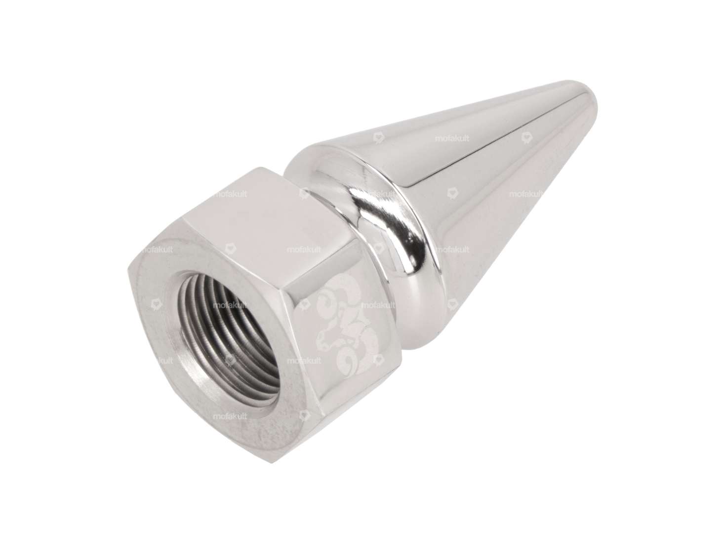 66HEROES Spitzmutter «Spike» M12x1 Radmutter Inox Carousel Image 2