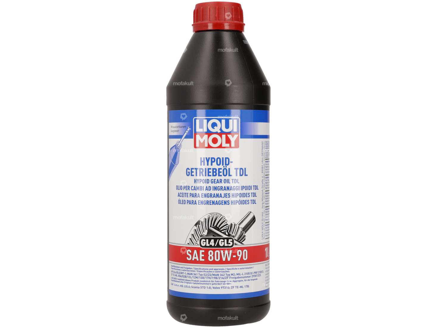 LIQUI MOLY SAE 80W-90 Olio per cambi 1 litro Carousel Image 1