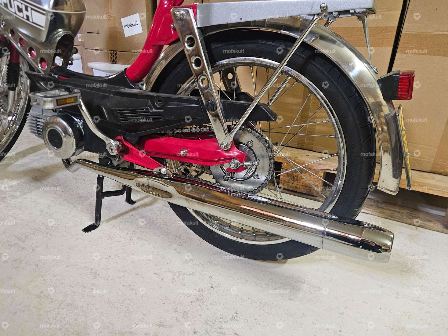 swiing® scarico a risonanza ingegnosa "TT" Ø 28 / 70 mm | Puch X30 Sport NS / NL Carousel Image 7