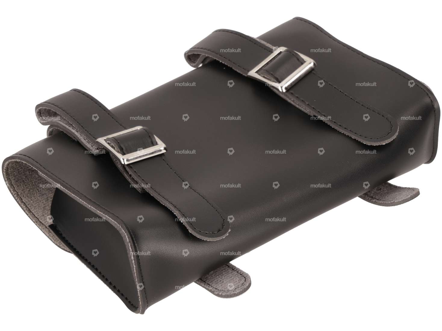 Borsa da sella mk-Merch grande nera Carousel Image 2