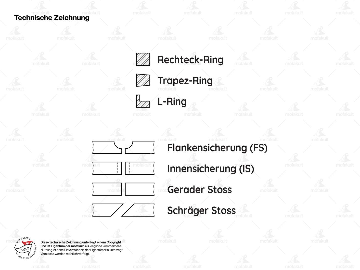 Kolbenring 38.8 x 2/1 mm (IS) L-Form Carousel Image 3