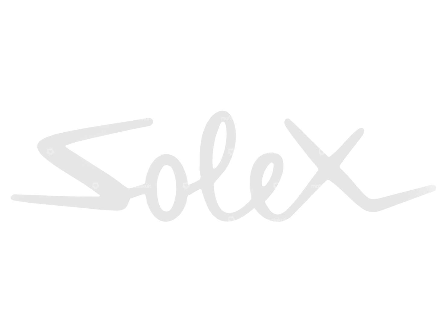 adesivo swiing® revival "Solex" 102 x 27 mm foil plot bianco Carousel Image 1