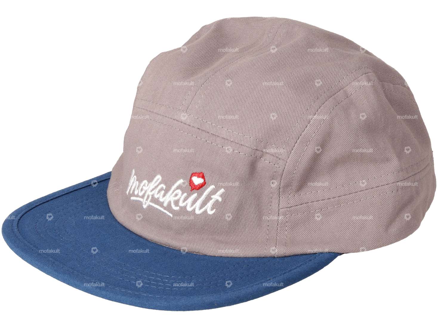 berretto mk-Merch "mofakult" grigio / blu Carousel Image 1