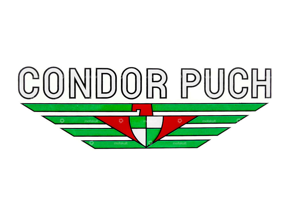 Condor Puch serbatoio adesivo Velux trasparente Carousel Image 1
