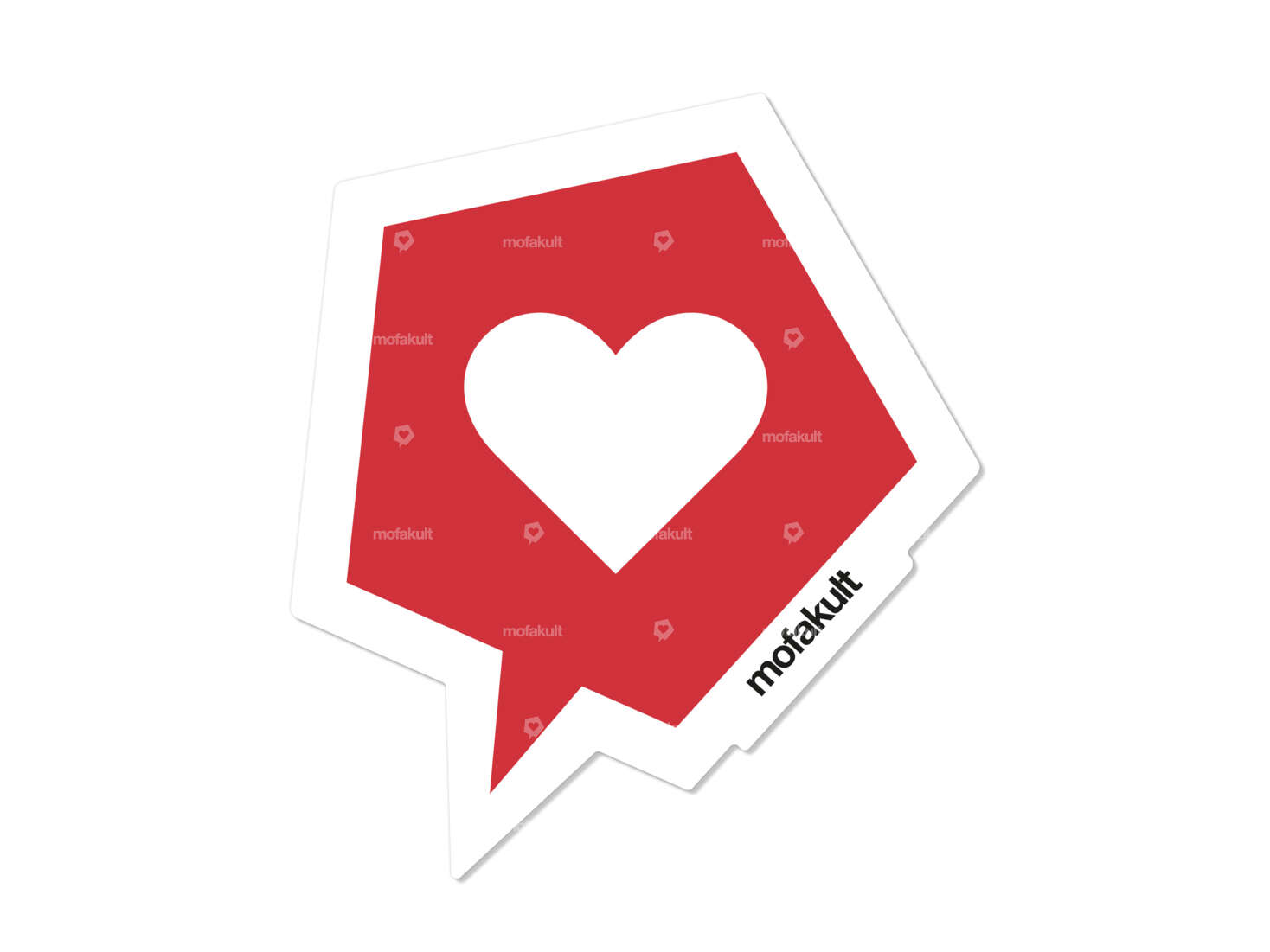mofakult sticker 57 x 50 mm Carousel Image 1