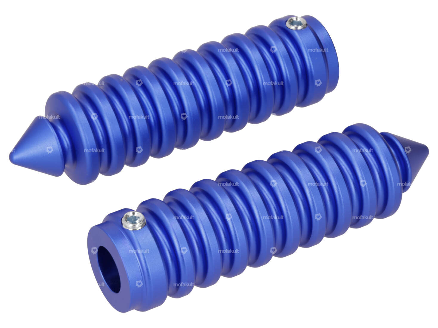 66HEROES pedane scanalate a punta blu Carousel Image 1