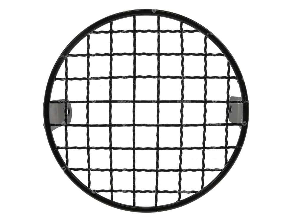 Lamp grille round black Carousel Image 2