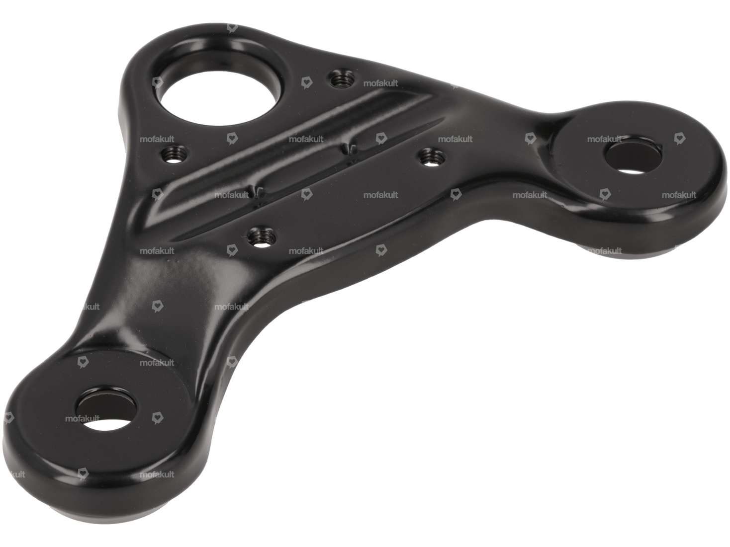 Morsetto triplo superiore EBR (barre guidate) nero Carousel Image 1