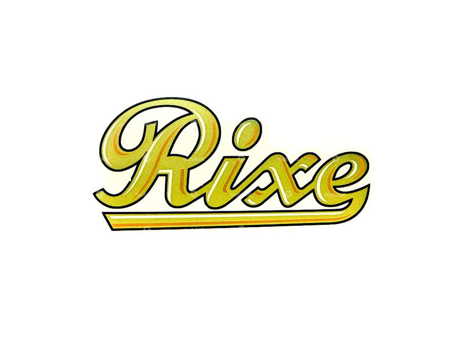 Decalcomania ad acqua "Rixe" oro Carousel Image 1