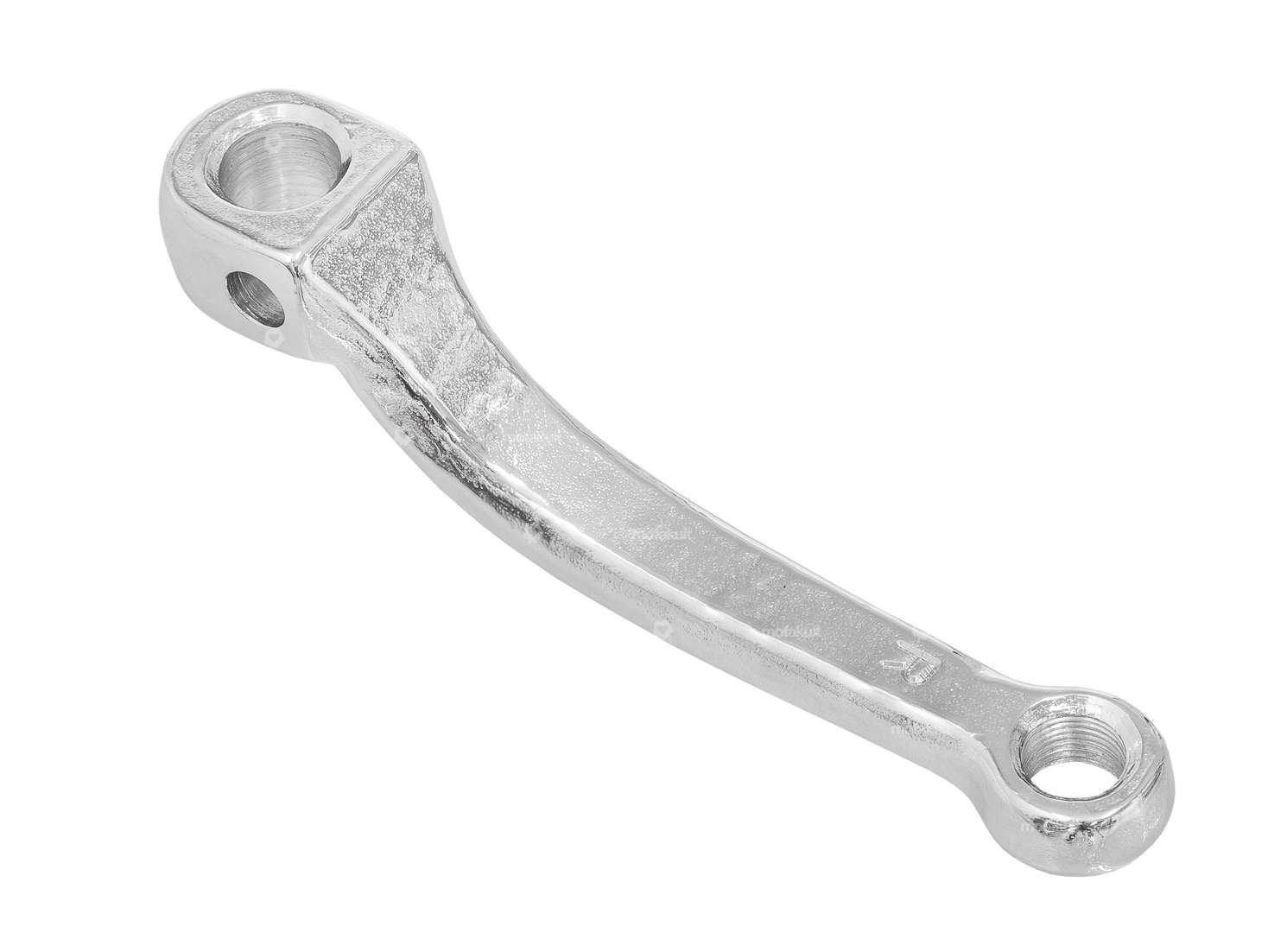 GPO pedal crank right chrome 153 mm strong cranked Carousel Image 2