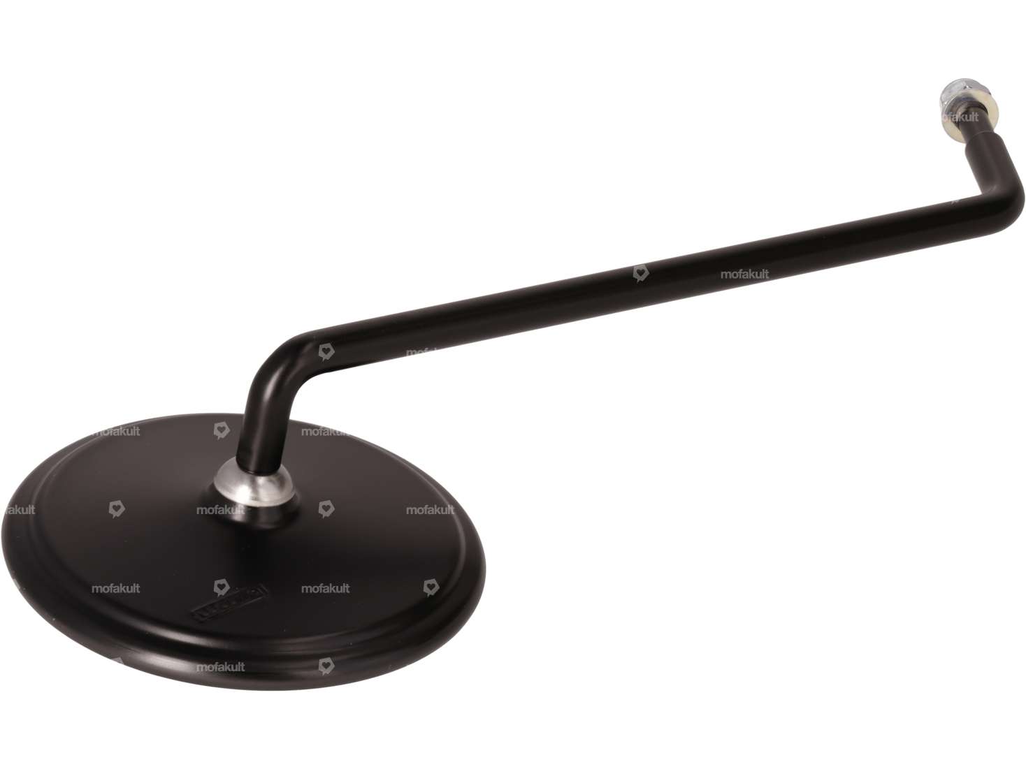 Bumm Spiegel rund abgewinkelt links schwarz Carousel Image 3