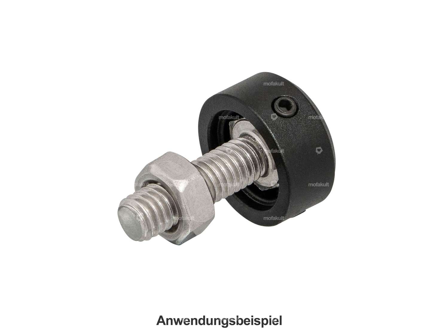 66HEROES Coperchio esagonale M6 alluminio anodizzato nero Carousel Image 4