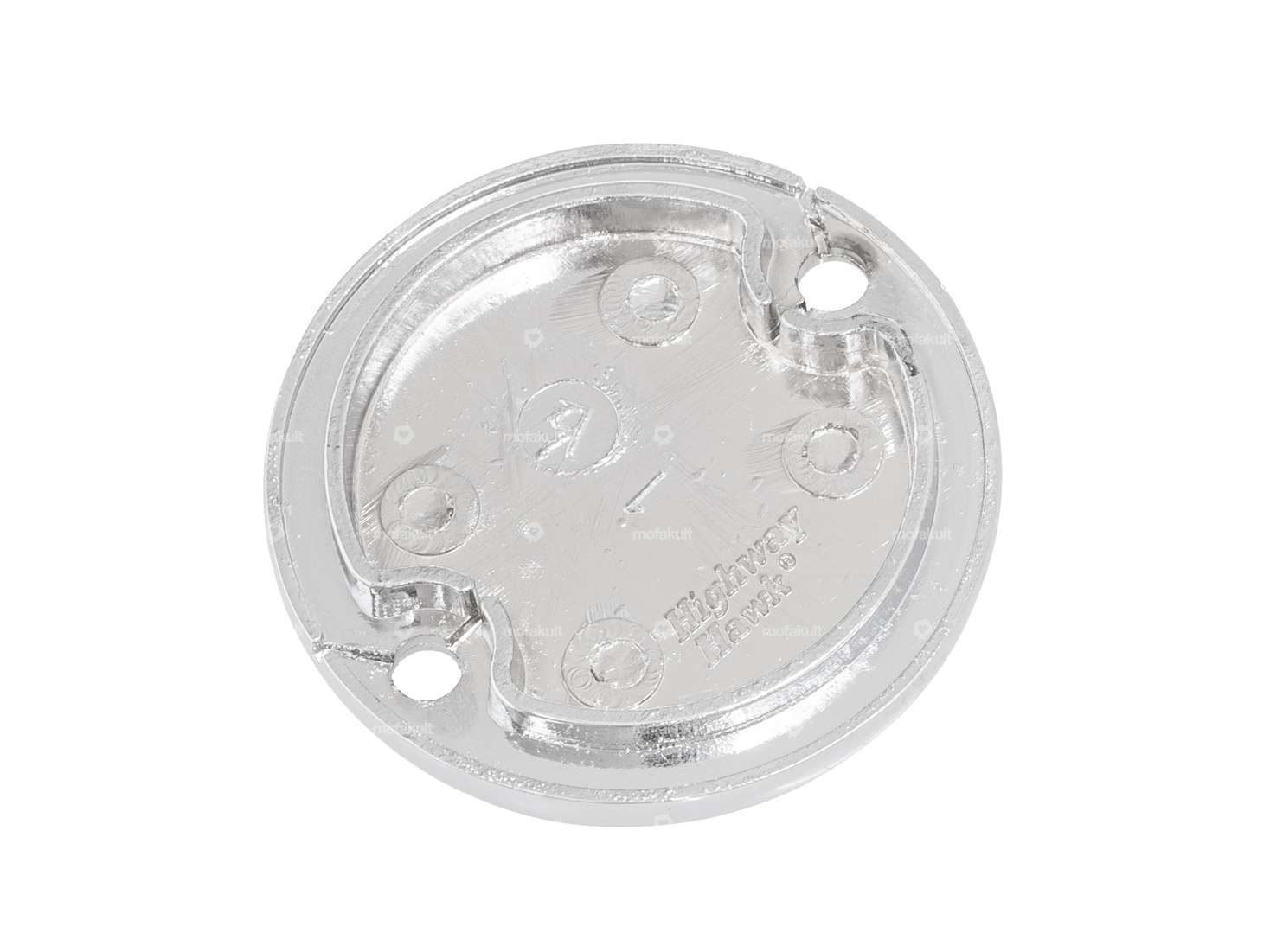 Emblema "Live to Ride" cromato Carousel Image 2