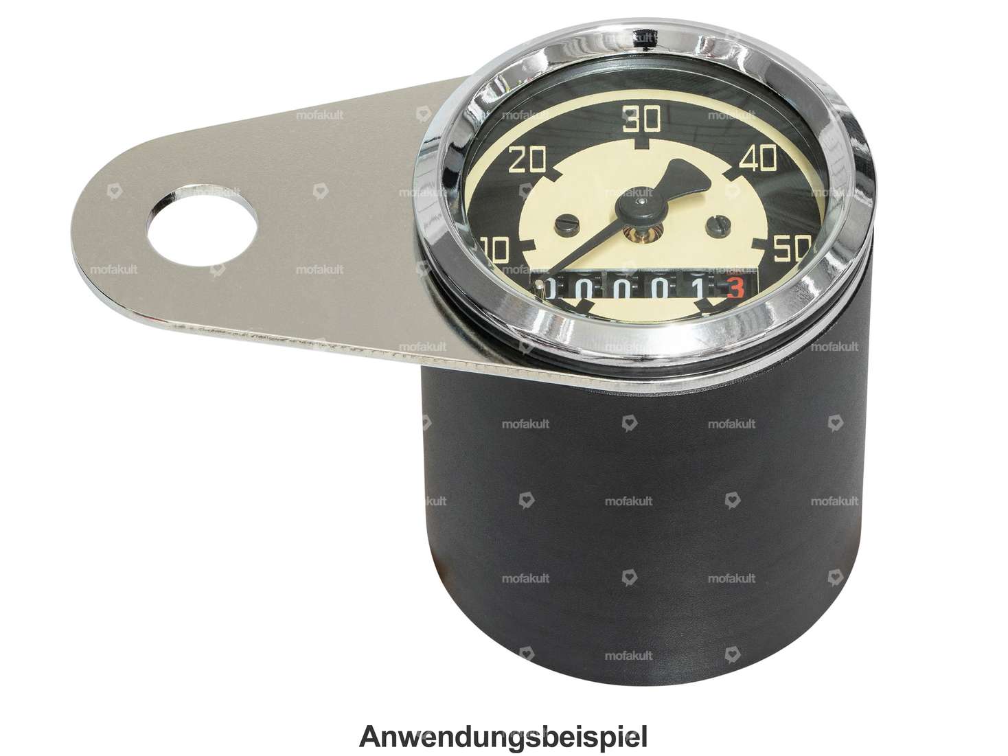 66HEROES staffa per tachimetro Ø 48 mm Inox (M12) Carousel Image 2