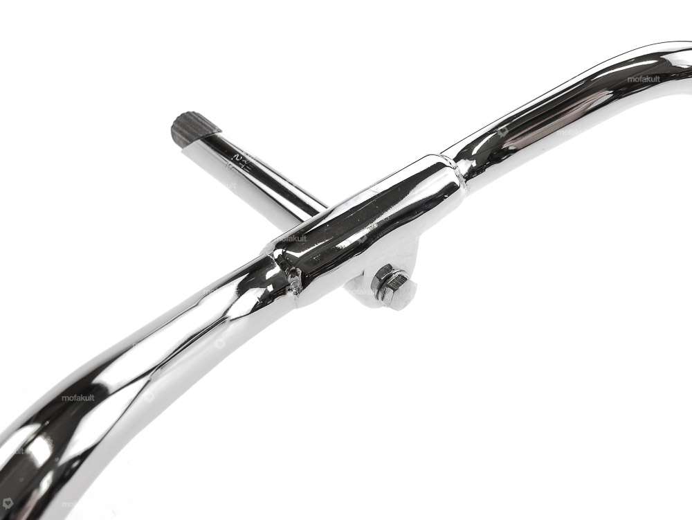 Lenker mit Vorbau 9 cm gschwungen Chrom Carousel Image 3