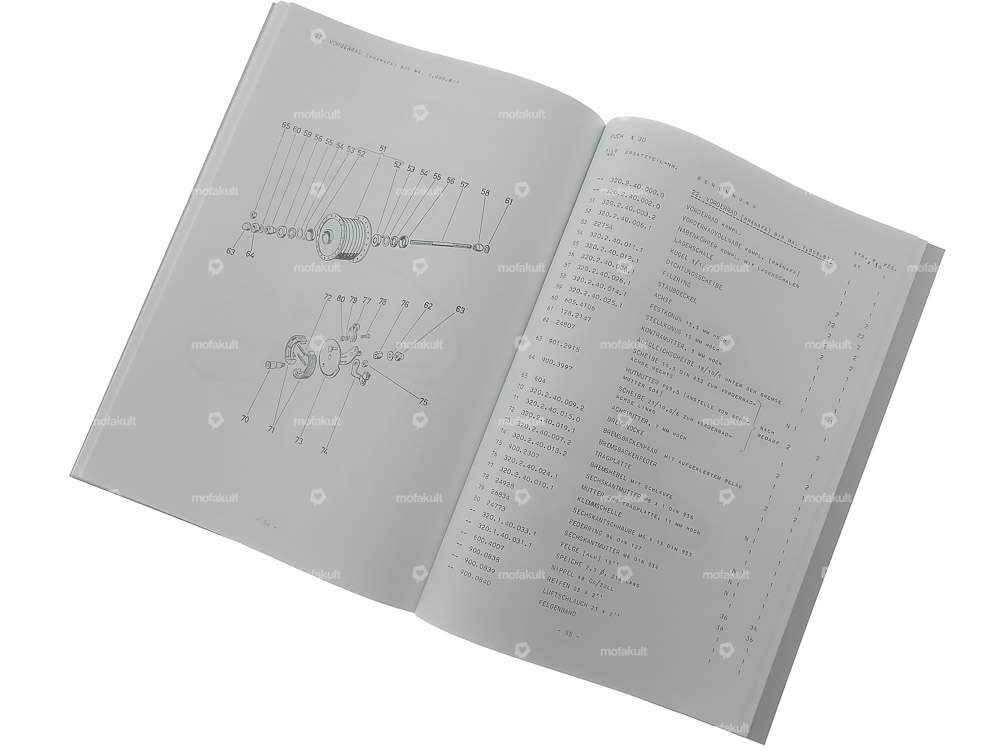 Spare parts catalog | Puch X30 ST, L, LA Velux (CH) Carousel Image 4