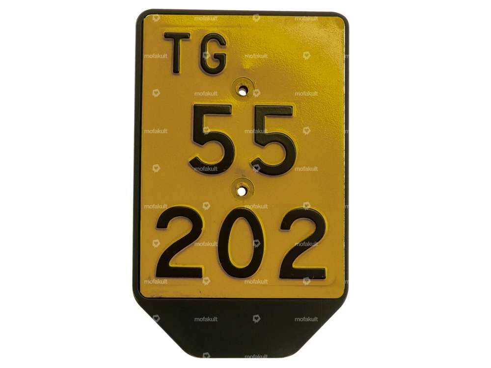 Nummernschildhalter Kunststoff (CH-Version) Carousel Image 3