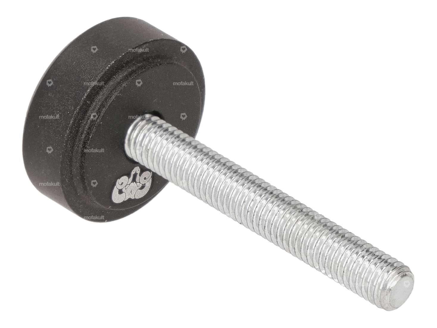 66HEROES Protezione laterale a vite 35 mm alluminio nero Star Carousel Image 2