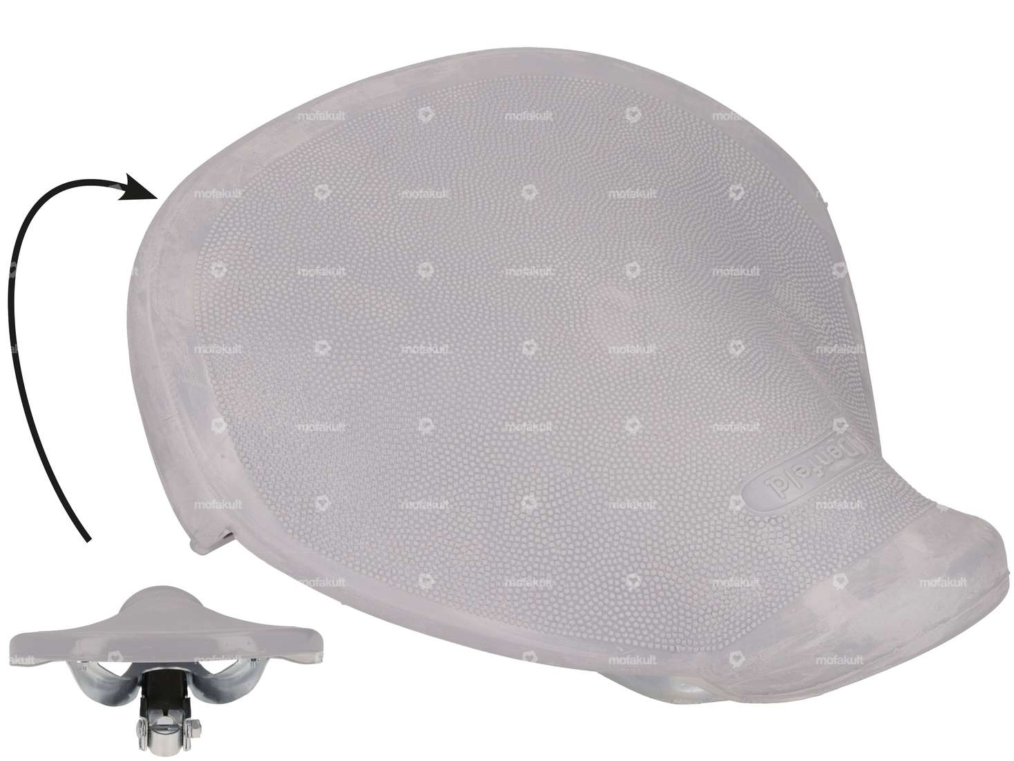 Sella Denfeld grigia NOS Carousel Image 1