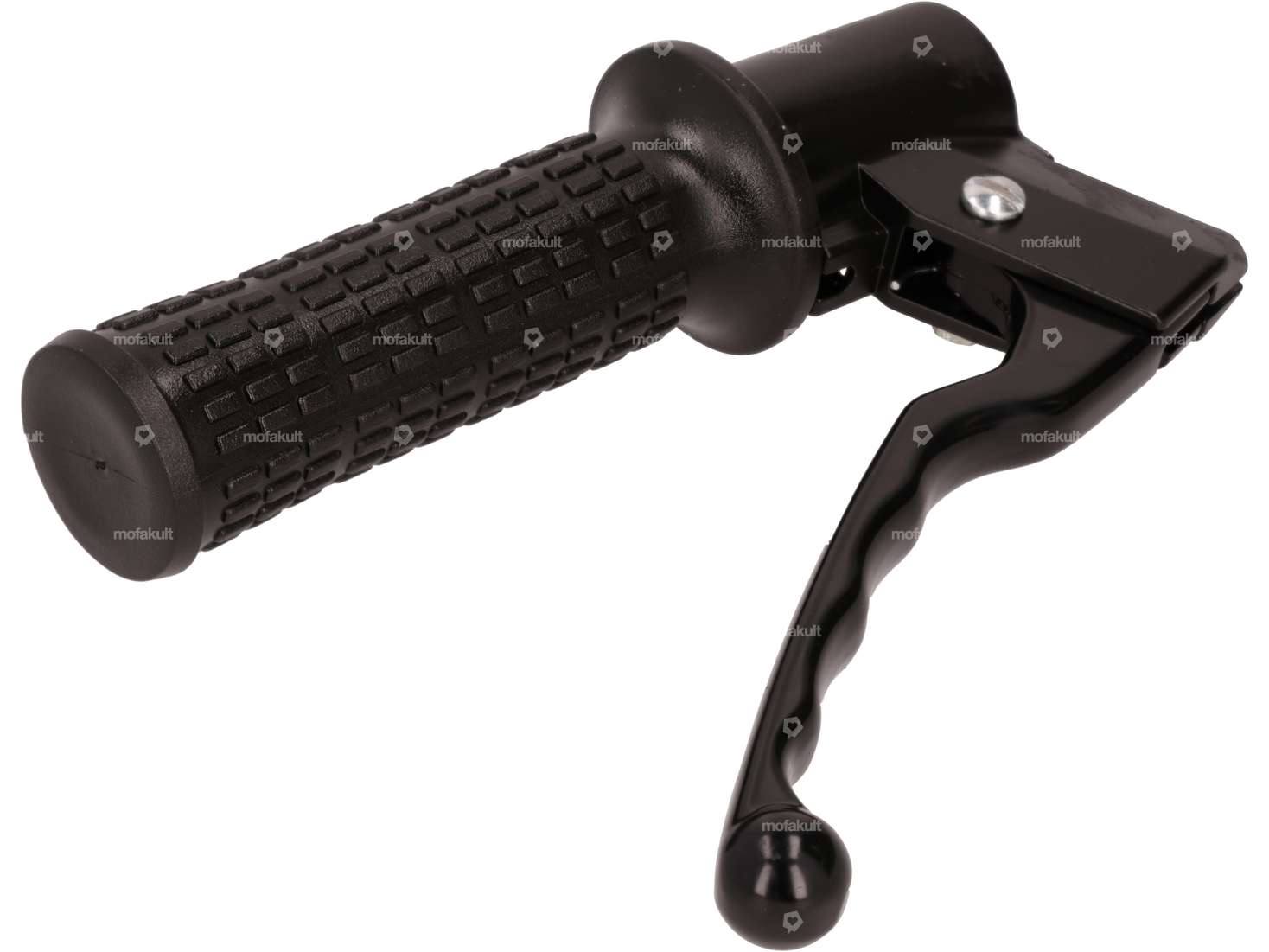 Set manopole Domino alluminio nero | Piaggio Ciao, SI Carousel Image 3