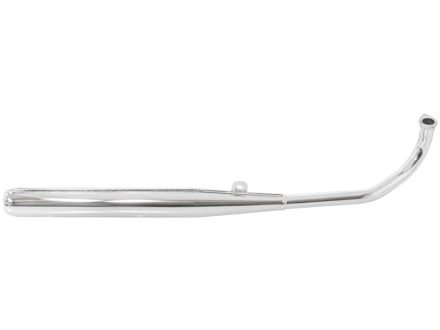 Scarico TECNO 28 mm uscita diritta cromo | Tomos Carousel Image 1