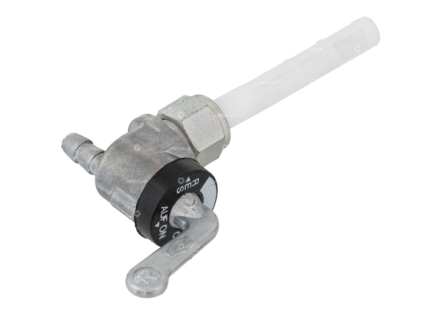 Karcoma Benzinhahn M12x1 Vollguss 90° nach hinten Carousel Image 2